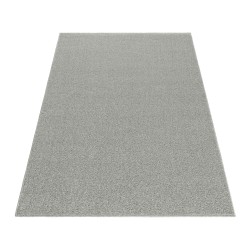 Tapis pour salon cuisine chambre à courts poils optique Gabbeh uni crème