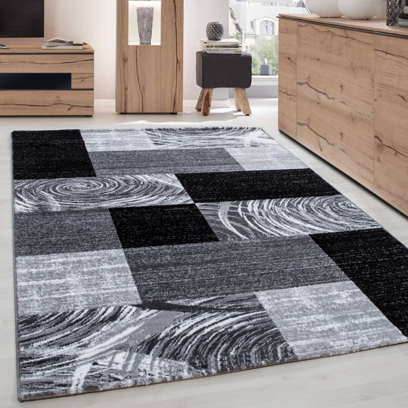 Tapis moderne designe Parma 9220 NOIR