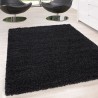 Shaggy rug, long pile, single color, pile height 5cm, anthracite