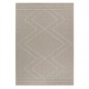 Tapijt Balkon Keukens Terrassen Buiten Binnen geometrisch zigzag geruit Beige crème