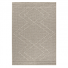 Tapis Balcon Cuisines Terrasses Outdoor Indoor géométrique zigzag à carreaux Beige crème