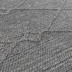 Tapis Balcon Cuisines Terrasses Outdoor Indoor scandinave géométrique ligne Gris