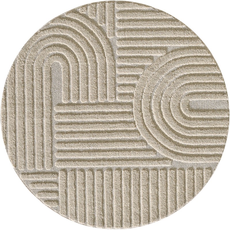 Tapis à poils longs, style bohème scandinave, beige, tapis de salon, dos en jute