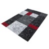 Tappeto moderno 3D con design tagliato a misura, Hawaii 1330 ROSSO