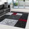 Modern 3D rug with contour cut design, Hawaii 1330 RED