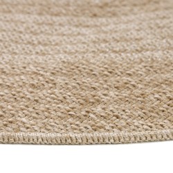 Tapis d'extérieur, Design vintage, Couleur Beige, Tapis pour Terasse-Balcon-Cuisine, dos en polypropylène