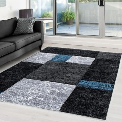 Modern 3D-matta med konturskuren design, Hawaii 1330 TURKOS