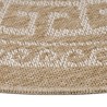 Tapis d'extérieur, Design vintage, Couleur Beige, Tapis pour Terasse-Balcon-Cuisine, dos en polypropylène