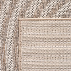 Alfombra de exterior beige, resistente a la intemperie y a los rayos UV, para cocina, balcón, patio, jardín, salón y comedor,