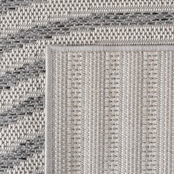 Tappeto da esterno grigio, resistente alle intemperie e ai raggi UV, per cucina, balcone, patio, giardino, soggiorno e sala da