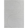 Tapis d'extérieur Gris, Résistant aux intempéries et aux UV, Cuisine, Balcon, Terrasse, Jardin, Salon et salle à manger, scandin