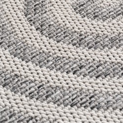 Tapis d'extérieur Gris, Résistant aux intempéries et aux UV, Cuisine, Balcon, Terrasse, Jardin, Salon et salle à manger, scandin