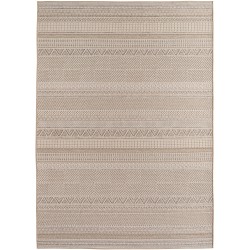 Beige utomhusmatta, väder- och UV-beständig, för kök, balkong, uteplats, trädgård, vardagsrum och matsal, skandinavisk stil