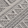 Alfombra gris de exterior, resistente a la intemperie y a los rayos UV, para cocina, balcón, patio, jardín, salón y comedor,