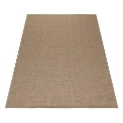 Tapis d'extérieur, Design vintage, Couleur Beige, Tapis pour Terasse-Balcon-Cuisine, dos en polypropylène