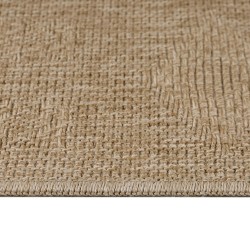 Outdoor-Teppich, Vintage-Design, beige, für Terrasse, Balkon oder Küche, Polypropylen-Rückseite