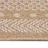 Tapis d'extérieur, Design vintage, Couleur Beige, Tapis pour Terasse-Balcon-Cuisine, dos en polypropylène