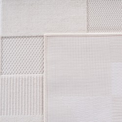 Tapis à poils courts,3D Design,Couleur crème,Tapis pour Salon,dos en fil fibrillé