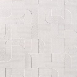 Kortluggig matta, 3D-design, krämfärgad, vardagsrumsmatta, splittrad garnbaksida