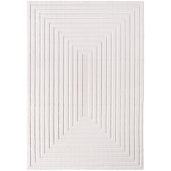 Alfombra de pelo corto, diseño 3D, color crema, alfombra para sala de estar, reverso de hilo fibrilado