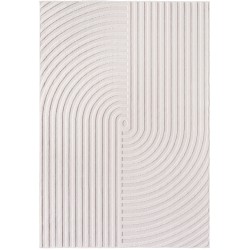 Tapis à poils courts,3D Design,Couleur crème,Tapis pour Salon,dos en fil fibrillé