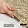 Outdoor rug, solid color, beige, rug for patio, balcony, or kitchen, polypropylene backing