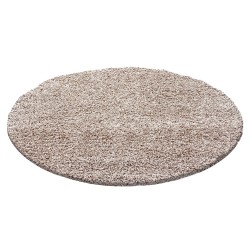 Alfombra peluda, pelo largo, unicolor BEIGE
