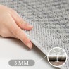 Outdoor rug, solid color, grey, rug for patio, balcony, or kitchen, polypropylene backing