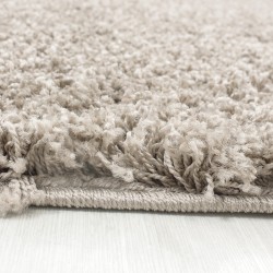Shaggy rug, long pile, single color BEIGE