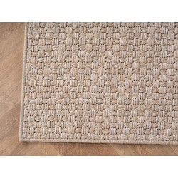 Alfombra beige para interior y exterior, resistente a la intemperie y a los rayos UV, para cocina, balcón, terraza, sala y