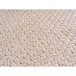 Beige vloerkleed voor binnen en buiten, weer- en UV-bestendig, voor keuken, balkon, terras, woonkamer en eetkamer.