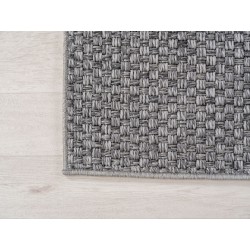 Alfombra gris para interior y exterior, resistente a la intemperie y a los rayos UV, para cocina, balcón, terraza, sala y