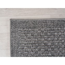 Grey Indoor & Outdoor Rug, Weather and UV Resistant, Kitchen, Balcony, Terrace, Living Room and Dining Room, Co