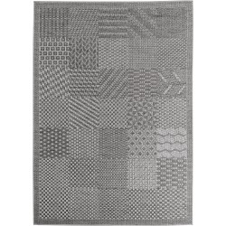 Grey Indoor & Outdoor Rug, Weather and UV Resistant, Kitchen, Balcony, Terrace, Living Room and Dining Room, Co