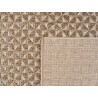 Beige binnen- en buitenkleed, weer- en UV-bestendig, voor keuken, balkon, terras, woon- en eetkamer, M