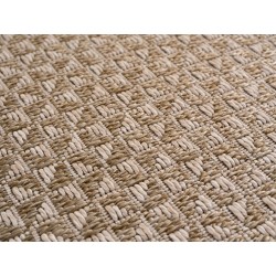 Tapis intérieur & d'extérieur Beige, Résistant aux intempéries et aux UV,  Cuisine, Balcon, Terrasse, Salon et salle à manger, M
