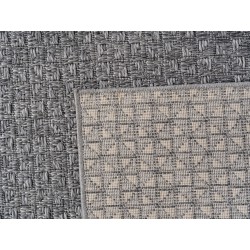 Grey Indoor & Outdoor Rug, Weather and UV Resistant, Kitchen, Balcony, Terrace, Living Room and Dining Room, Mo
