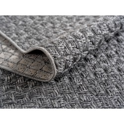 Tappeto grigio per interni ed esterni, resistente alle intemperie e ai raggi UV, cucina, balcone, terrazza, soggiorno e sala da