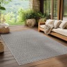Grey Indoor & Outdoor Rug, Weather and UV Resistant, Kitchen, Balcony, Terrace, Living Room and Dining Room, Mo
