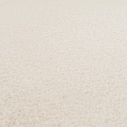 Cream Washable Rug, Short Pile, Non-Slip and Soft, Modern Solid Color Design for Living Room, Bedroom