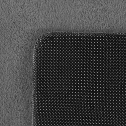 Tapis Gris Lavable Tapis à poils courts antidérapant et doux, moderne unicolore Design pour Salon, chambre à coucher