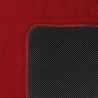 Tapis Rouge Lavable Tapis à poils courts antidérapant et doux, moderne unicolore Design pour Salon, chambre à coucher