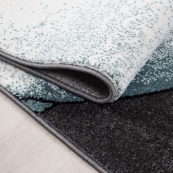 Tappeto per bambini, motivo elefante, colore blu, tappeto per cameretta bambini, supporto in juta