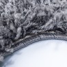 Soft and fluffy 30mm Dark Grey Shaggy Rug for Living Room and Bedroom