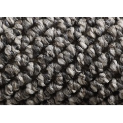 Tapis bouclé moderne couleur gris foncé, aspect tissé naturel, intérieur salon chambre bureau