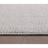 Tapis bouclé moderne couleur argent, look tissé naturel, intérieur salon chambre, facile à nettoyer