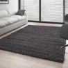 Soft and fluffy 30mm Dark Grey Shaggy Rug for Living Room and Bedroom