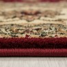 Floral Persian rug in burgundy with classic border – living room, bedroom, lounge