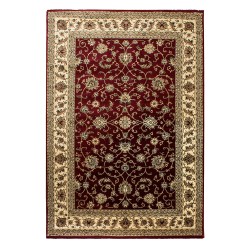 Tapis Persan Floral bordo avec bordure classique – salon chambre séjour