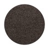 Tappeto a pelo corto, tinta unita marrone, tappeto per soggiorno, retro in feltro